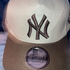 World Series 1998 New Era New York Yankees Two-Tone Cap - Cream & Brown